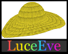 Yellow Tropics Straw Hat