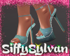 {S} Kate Heels Teal