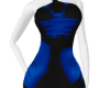 blue shapes dress