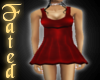 *FD*Velvet Red Dress