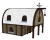 Winter Medieval Building