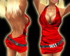 Red Sexy Belt Dress