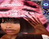 bloody 🩸fur hat pink