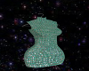 (PUR3)Teal Sequin Dress1