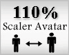 110% Avatar Scaler