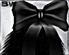 Black Monster Boots Bow