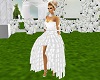 {F} WEDDING DRESS WHITE