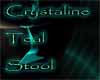 ~cc Teal Crystal Stool