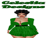 SatinDress /RuffledSkirt