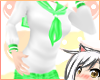 ~R~ Green school outfit