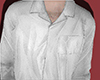 [M] Tucked Shirt White
