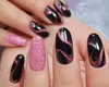 Black-Bordo Nails