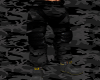 Black Camo Soldier Pant