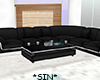 *SIN* Black Modern couch