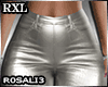 Leather pants silver RXL