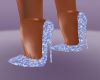 baby blue glitter heels