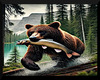 Bear with Fish Photo