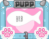 🐾 BRB Fish Head Sign