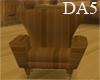 (A) Wood Tudor Chair