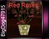 [BD] Red Roses & Vase