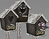 Winter Bird Houses