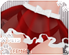 [Pets] Skirt | Red/W