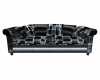 blk/chrome couch
