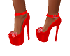 bow red heels