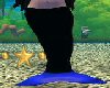 Blue/Black Mermaid tail