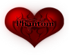 Phantom heart sticker