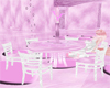 (AKI)pink fur table
