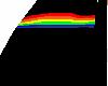 Rainbow Stripes on Black