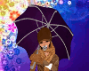 * kids purple umbrella*