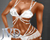 JVD Straped White Bikini