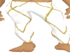 White gold pants