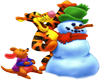 Tigger & Roo in the snow