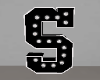 Black Letter S Sign