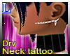 Derivables neck tattoo