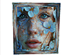 frame art blue