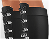 𝓟. Leather Boots Blk