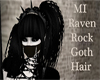 MI RAVEN Rock Goth Hair