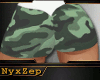 ! SEXY CAMO GREEN SHORTS