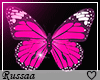 ʀ♡anim pink butterfly