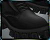 Alex  Leather Boots Blk
