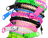 Rainbow Zipper Bracelets