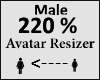 Avatar scaler 220% Male