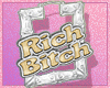 Rich Bitch Box Earring