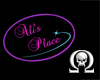 Ali's Place Neon sign 2