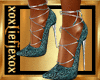 [L] Chic strass Teal H