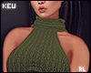 ʞ-Olive Sweater Dress